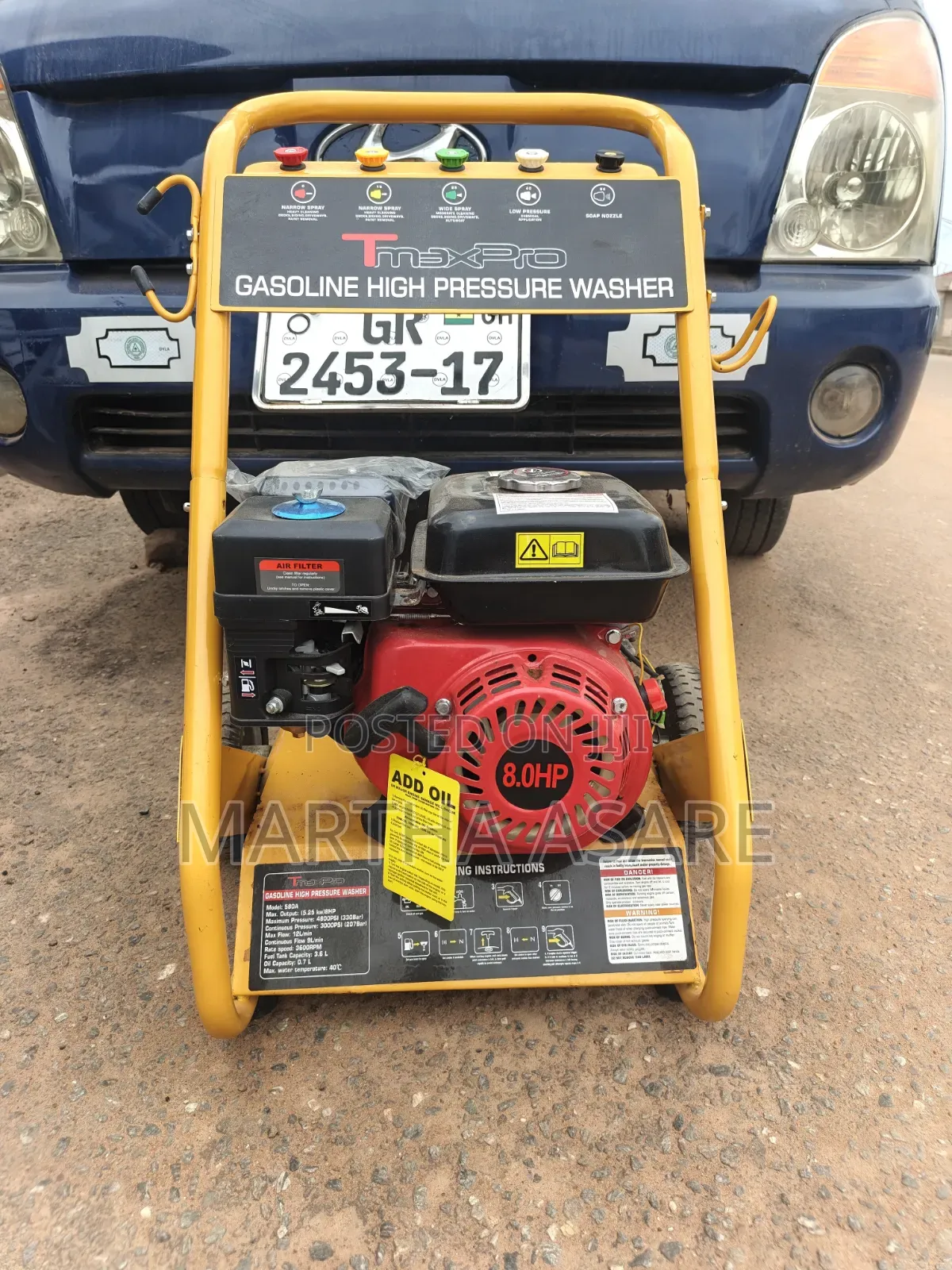 TmaxPro 8.0 HP Gasoline High