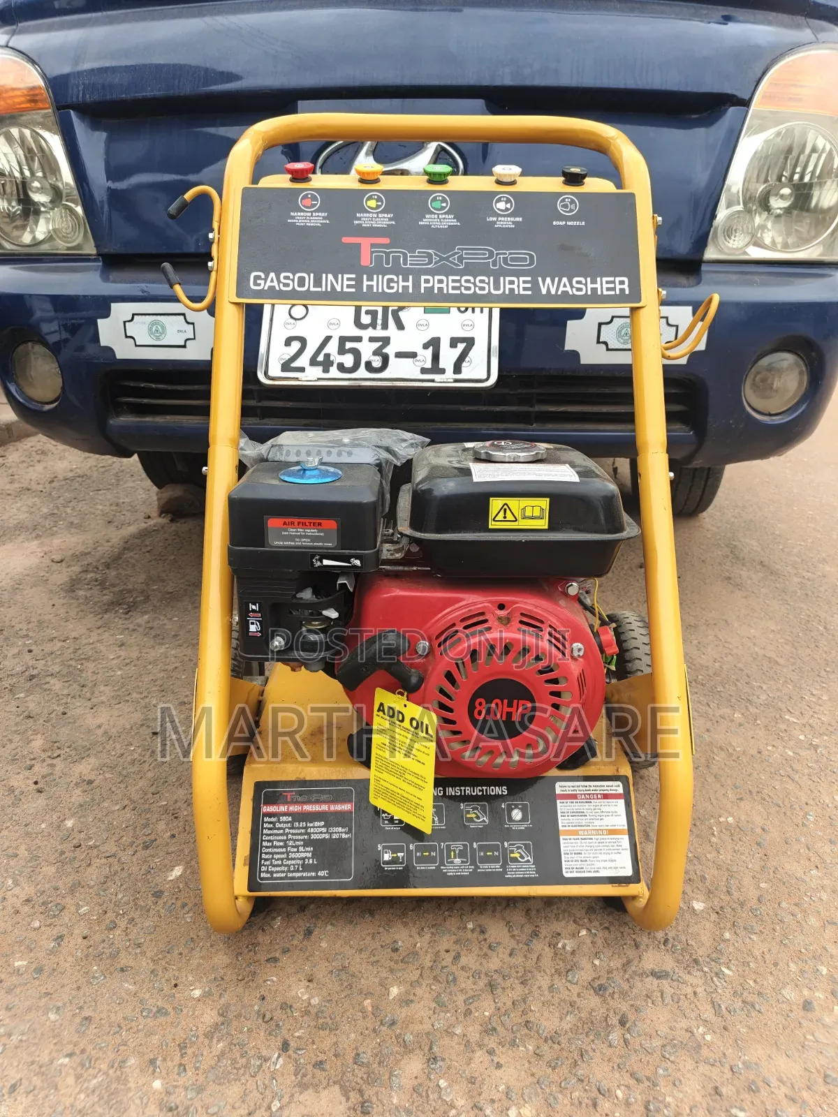 TmaxPro 8.0 HP Gasoline High