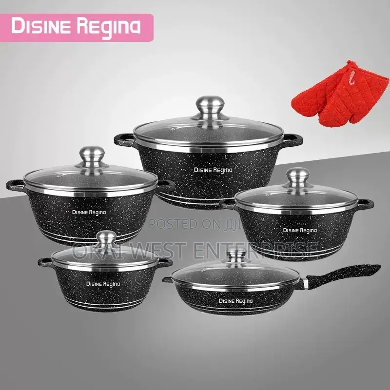 Desine Regina 12-Piece Non Stick Cookware Set