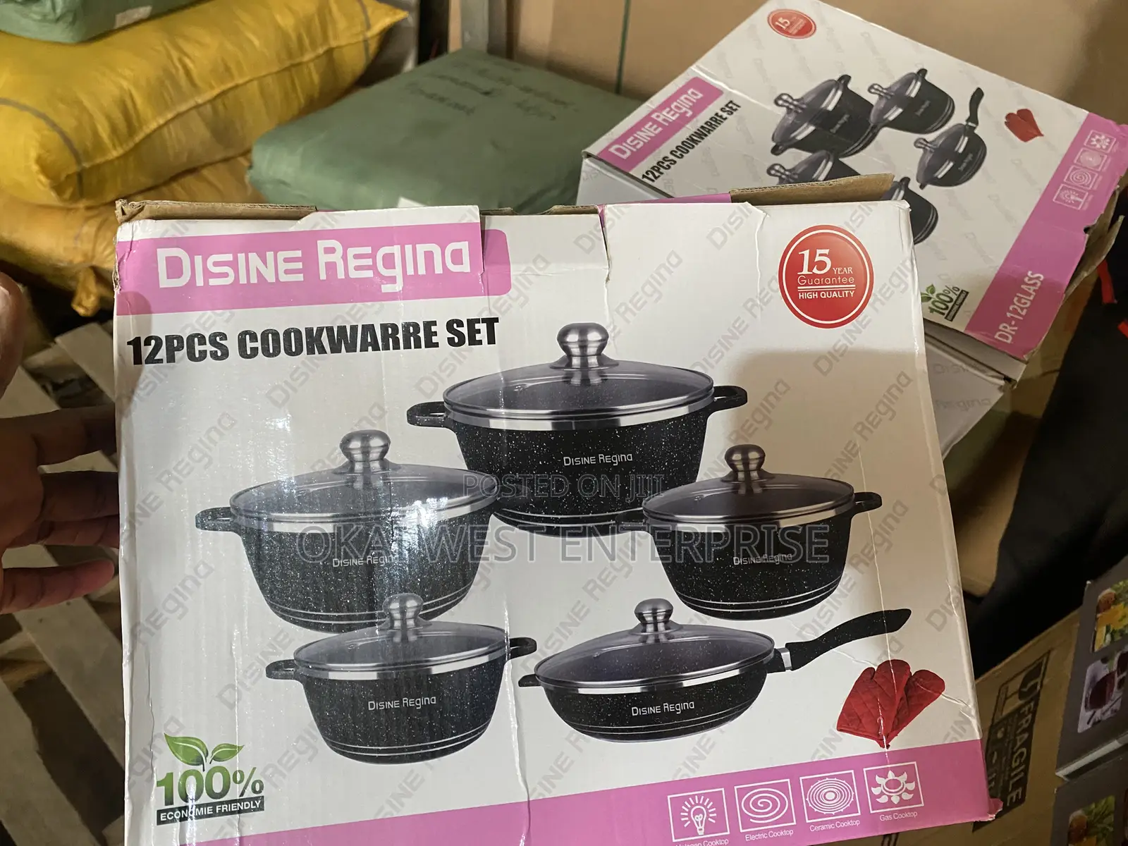 Desine Regina 12-Piece Non Stick Cookware Set