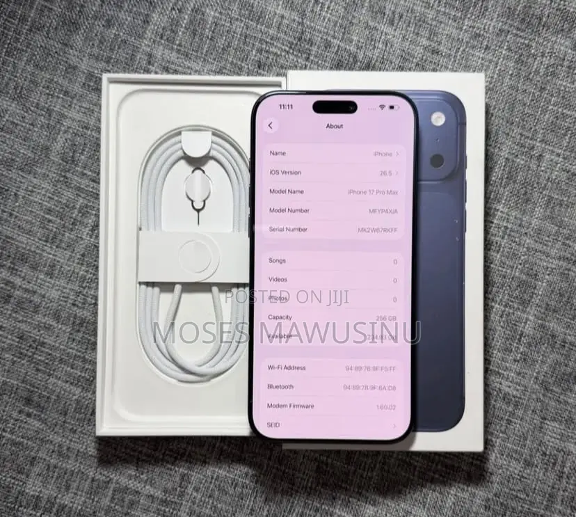 Apple iPhone 17 Pro Max 256 GB Blue
