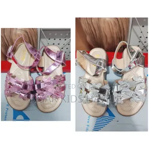 Simply Cute Girls Sandals Size 26( Silver), Size 29 ( Pink)