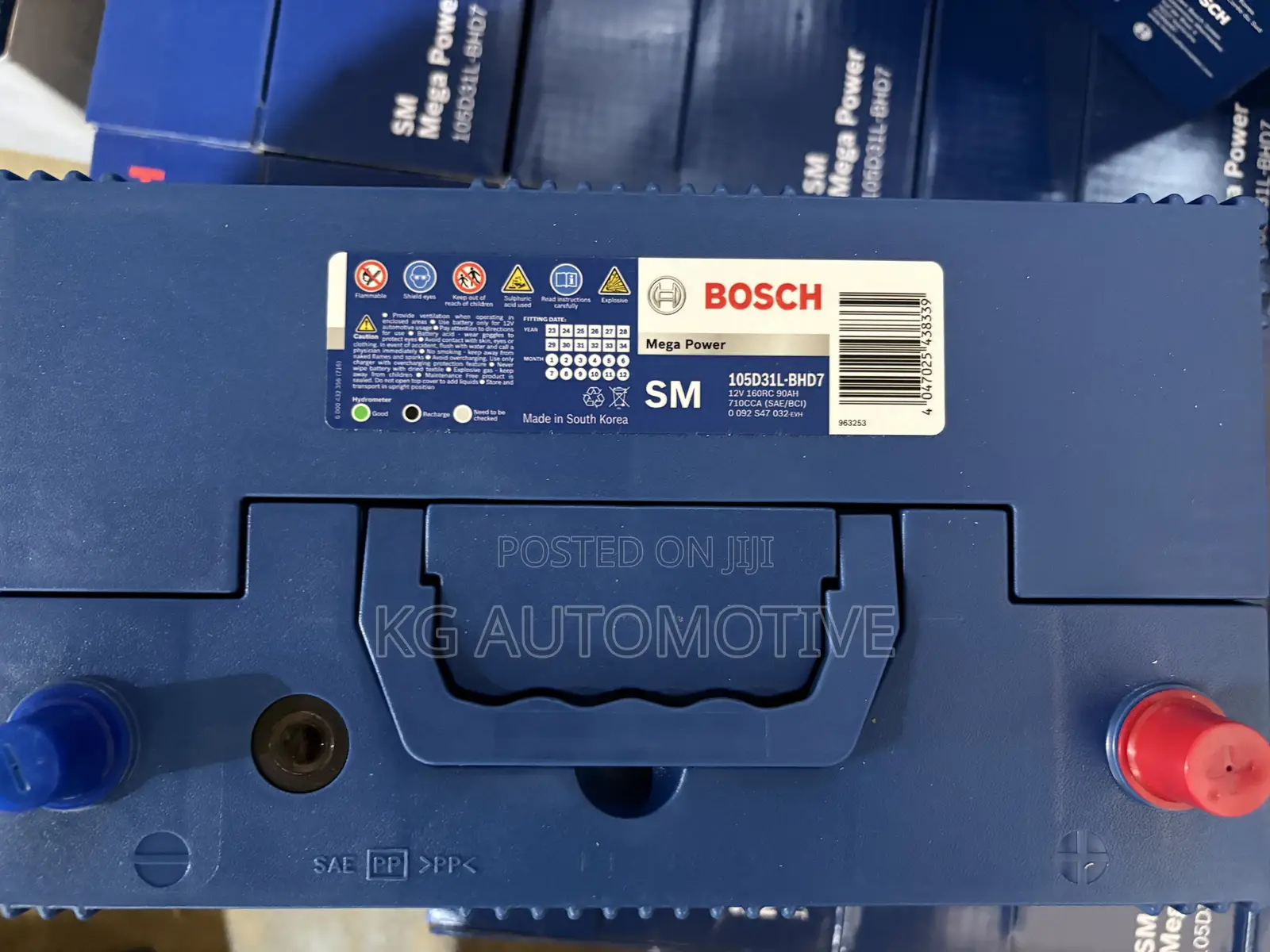 17 Plate Bosch Battery