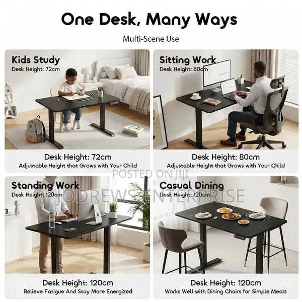 Oraimo Flexistation Ergonomic Smart Adjustable Electric Standing Desk