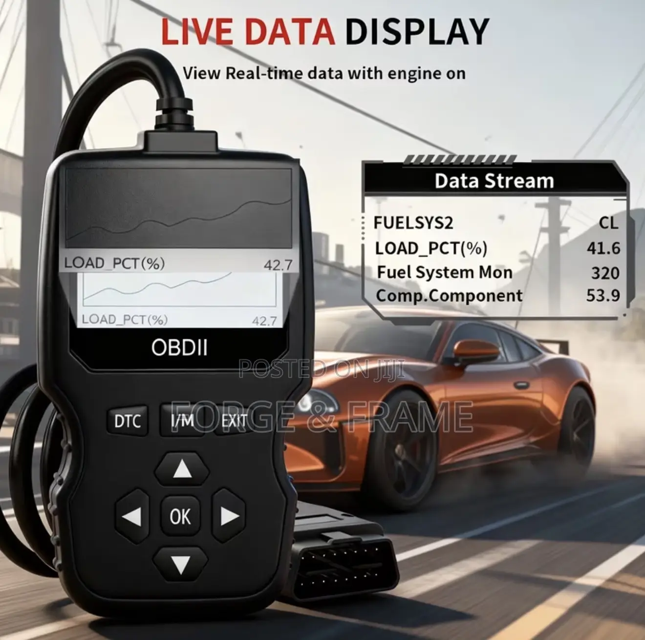 OBD2 Scanner Car Code Reader, Check Engine Light Diagnostic Scan Tool
