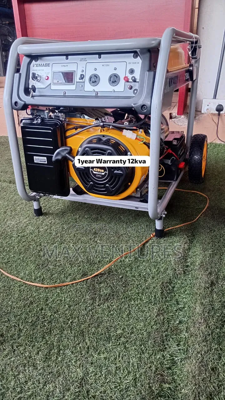 Kemage 12kVA Key Start Generator – Stable Power Supply 12kva