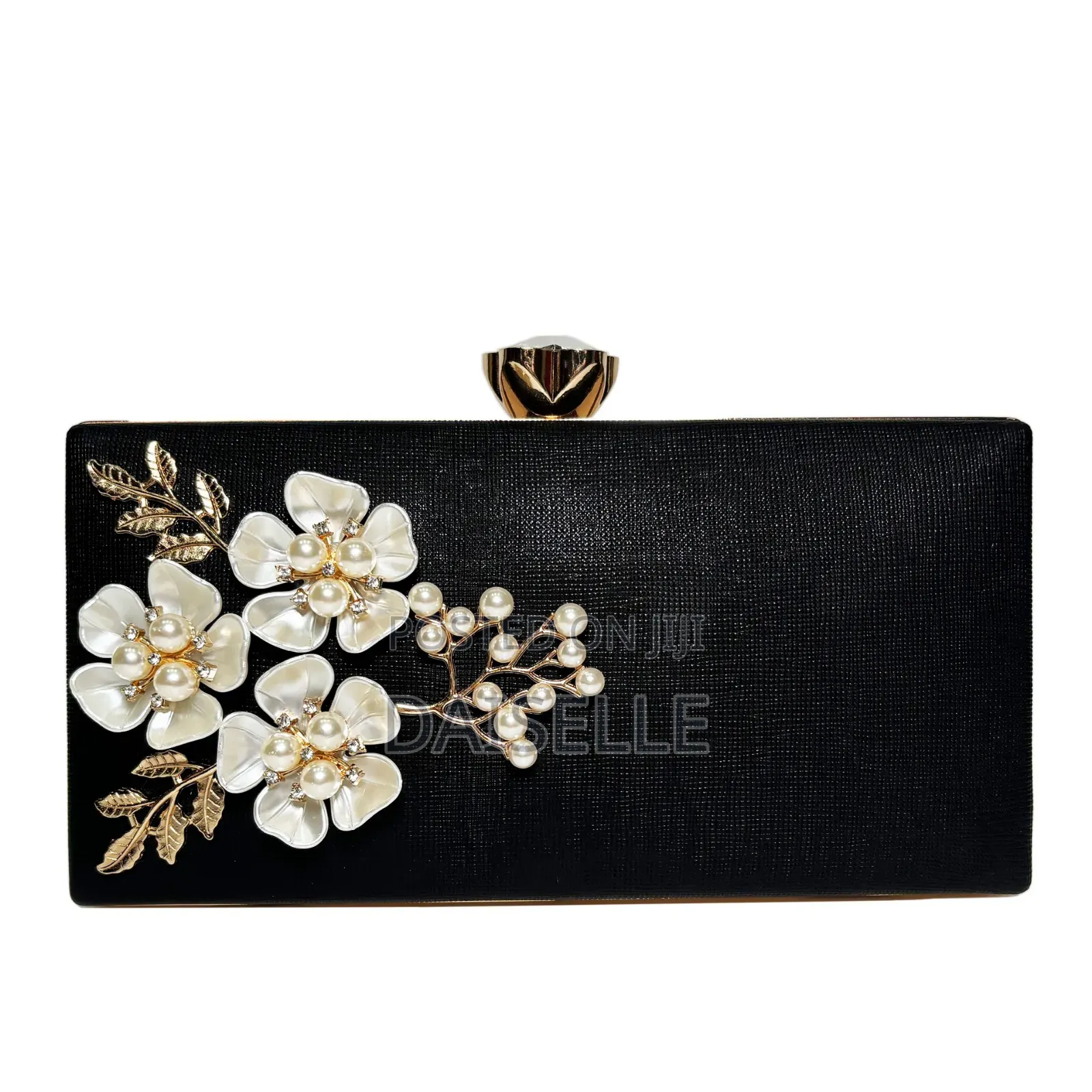 Floral Pearl Clutch