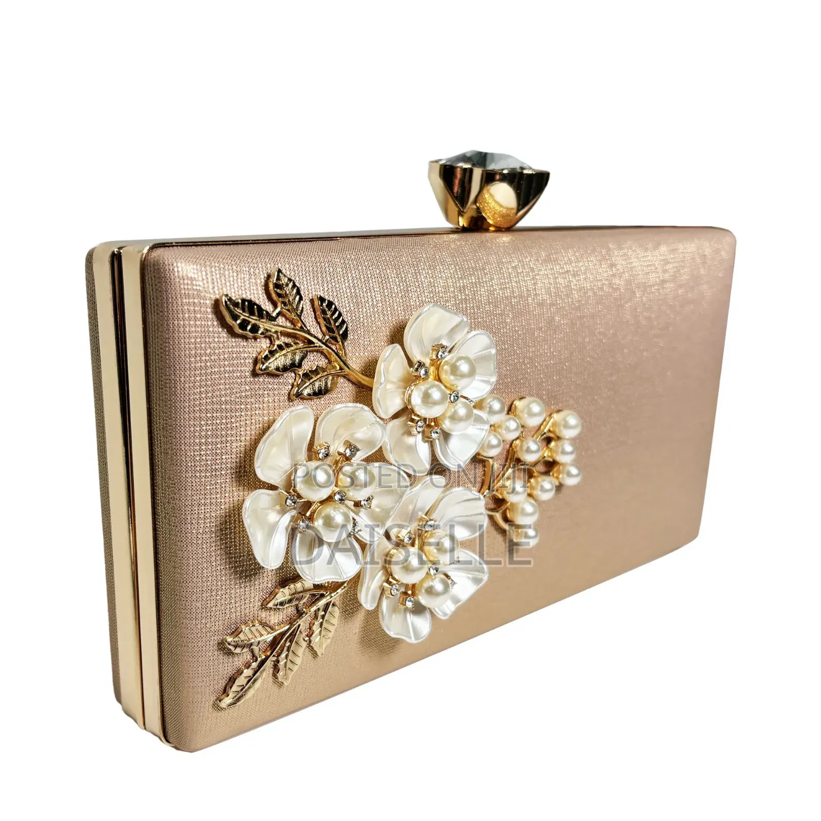 Floral Pearl Clutch
