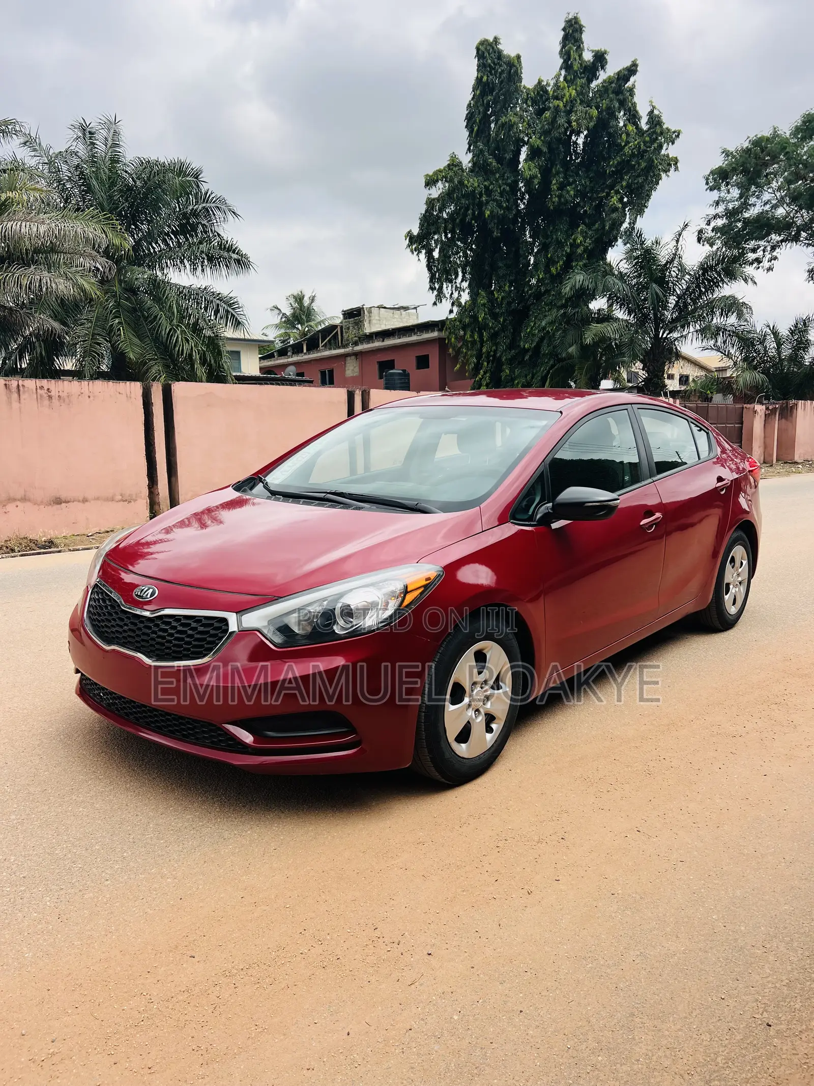 Kia Forte LX Sedan 2015 Red