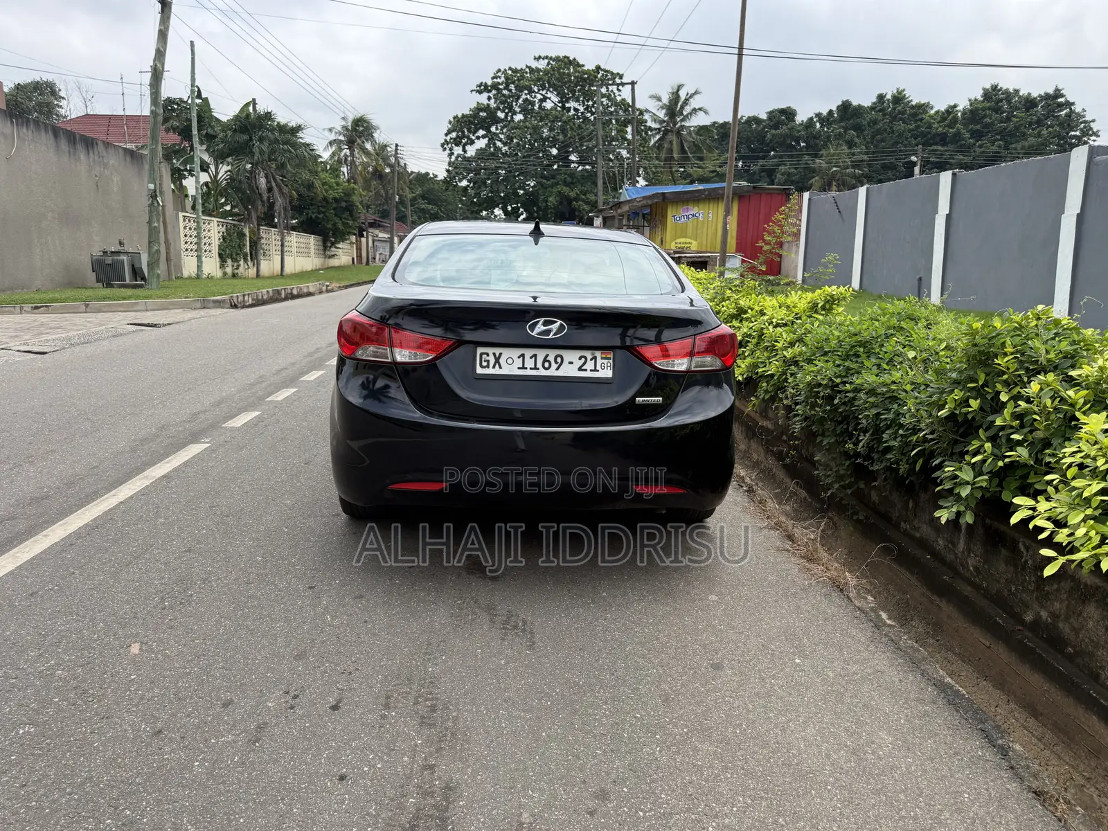 Hyundai Elantra Limited 2012 Black