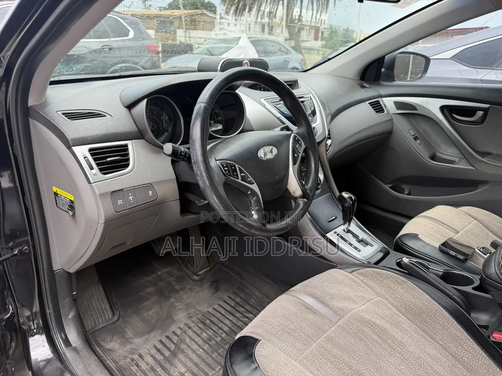 Hyundai Elantra Limited 2012 Black