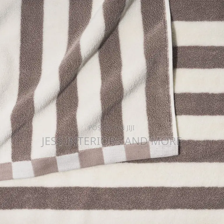 Towel 6 Pieces Set(Beautiful by Drew Barrymore 100% Cotton, Taupe)