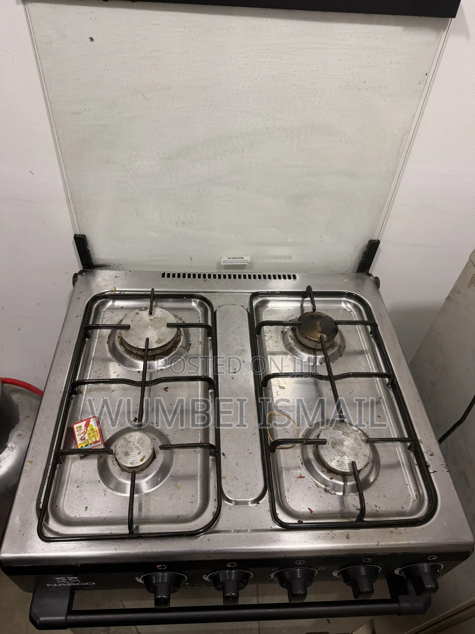 Gas Stove With Gas Cylinder