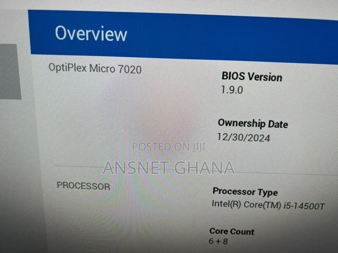 New Desktop Computer Dell Optiplex 7020 8GB Intel Core i5 HDD+SSD 512GB