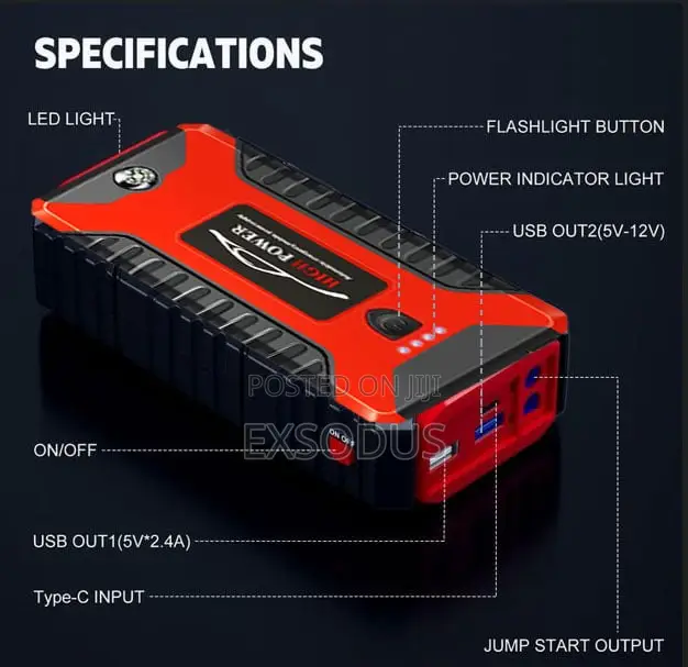 High Power Jump Starter
