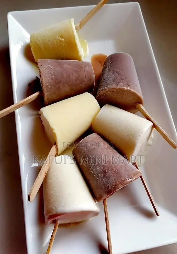 Creamy Vanilla and Strawberry Ice Cream