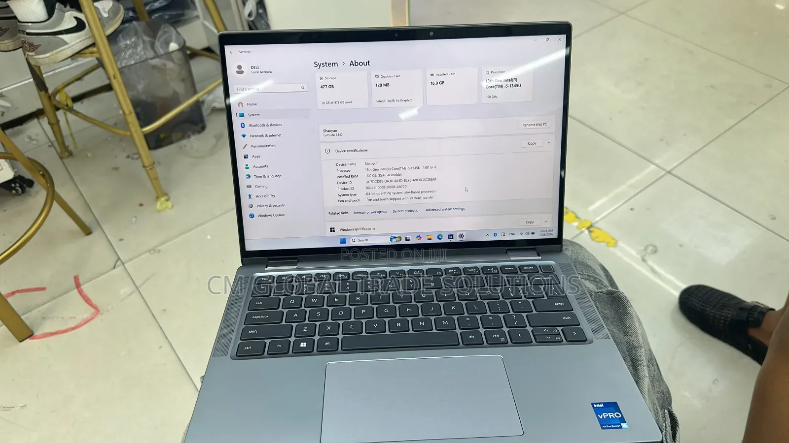 New Laptop Dell Latitude 7400 16GB Intel Core i5 SSD 512GB