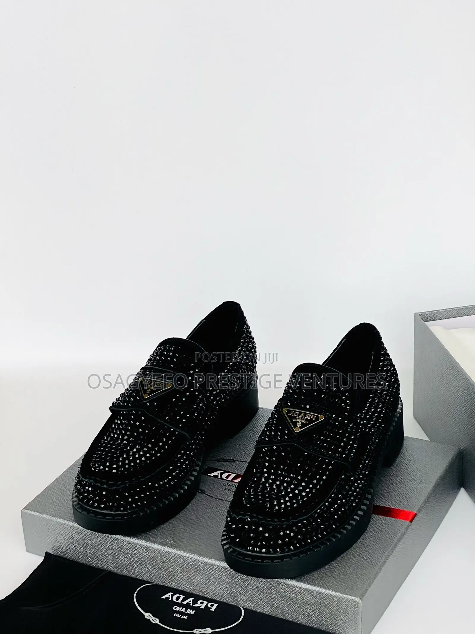 Trendy Rhinestone Prada Shoe