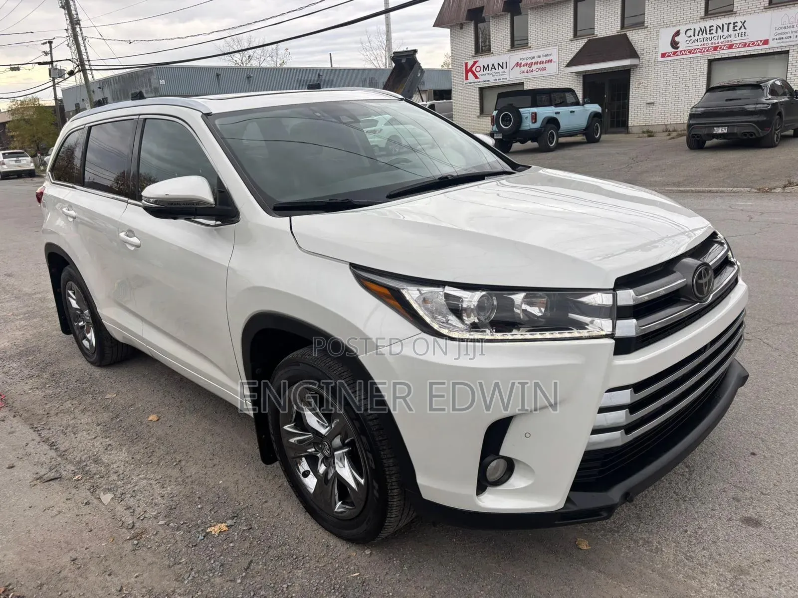 Toyota Highlander Limited Platinum 4x4 V6 (3.5L 6cyl 8A) 2018 White