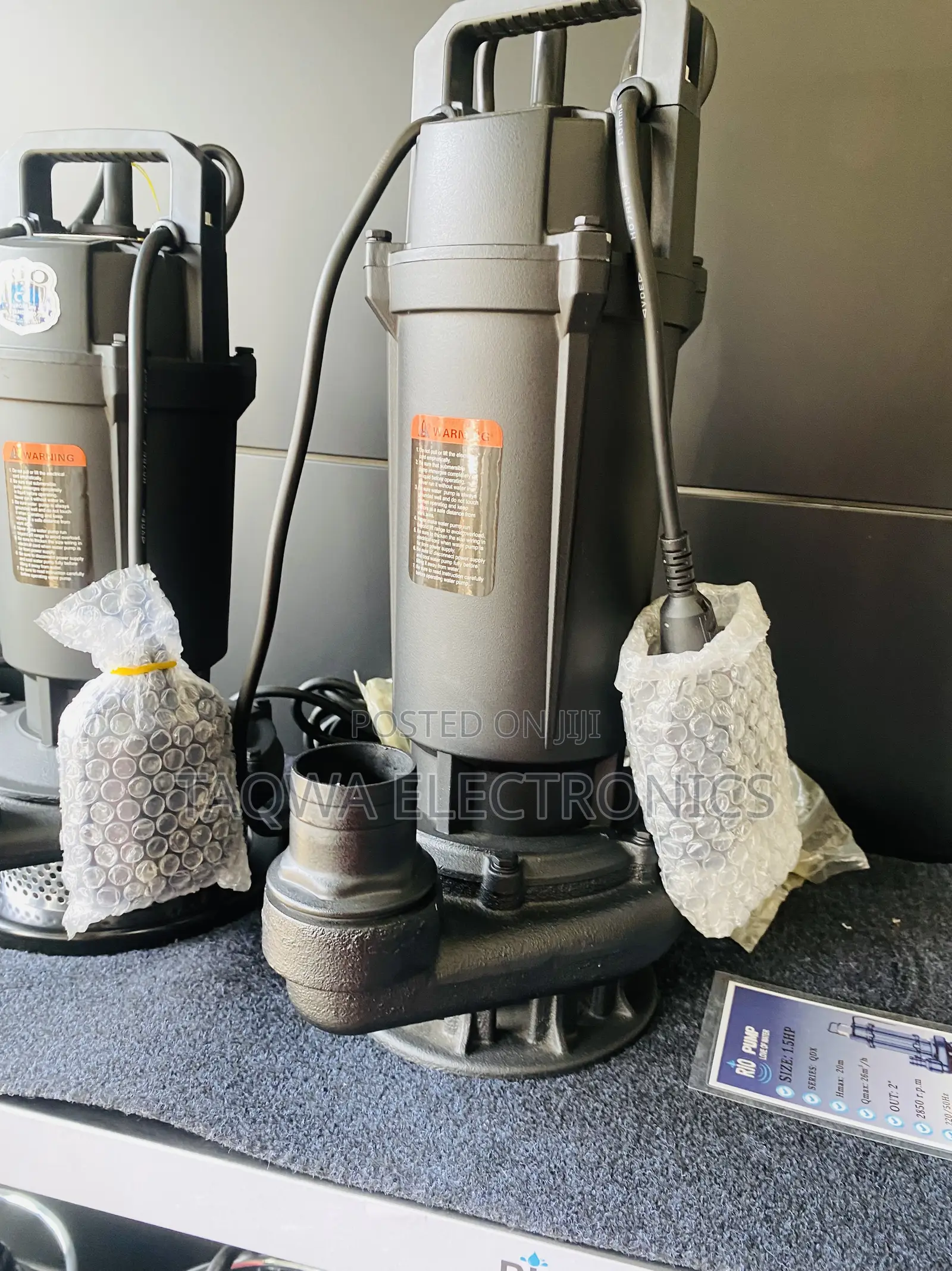 Right Rio 1.5hp Submersible Sewage Pump