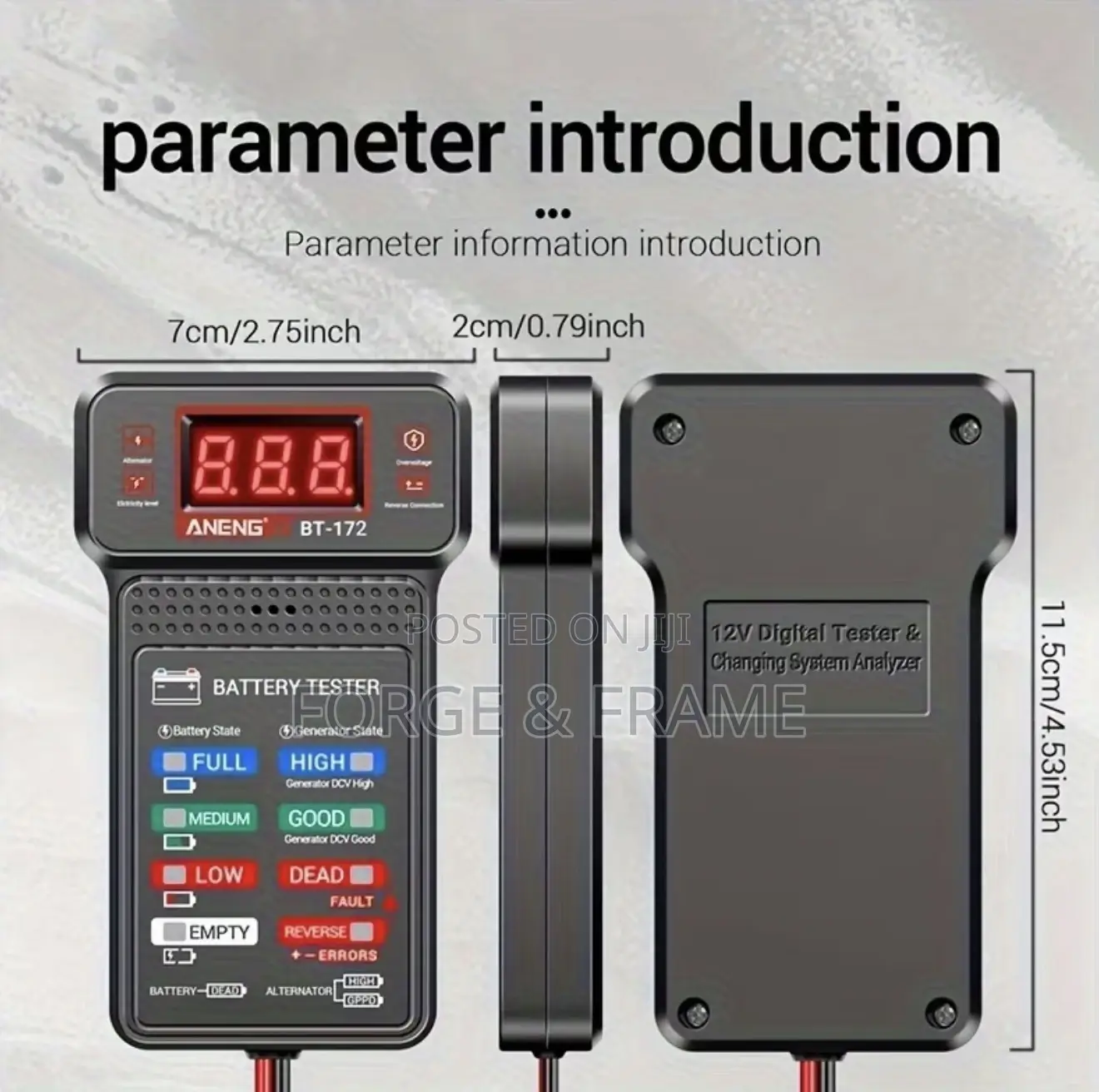 12V Vehicle Battery Tester
