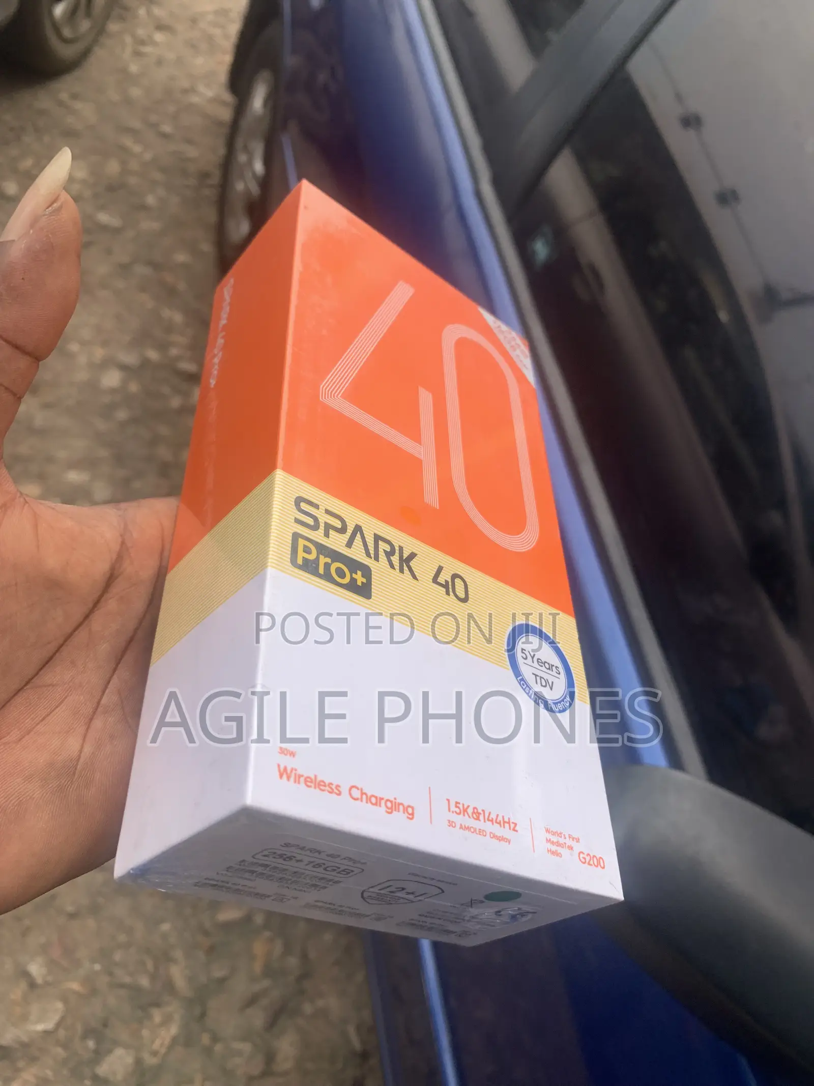 New Tecno Spark 40 Pro+ 256 GB Black