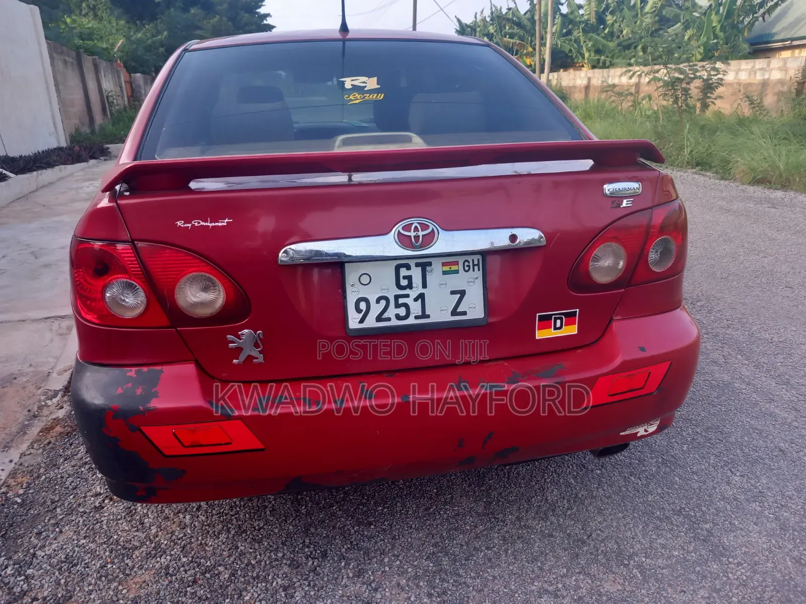 Toyota Corolla 2007 Red