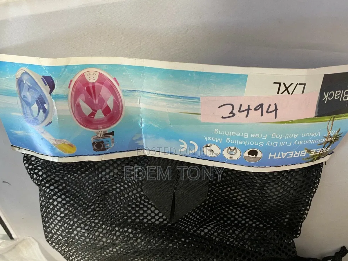 Free Breath Snorkeling Mask Full Dry 180 Degree Vision Anti-Fog