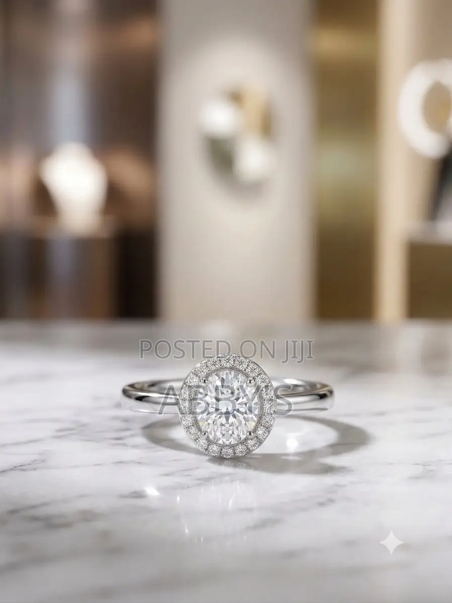 The Royal Oval Zirconia Promise/Engagement Ri