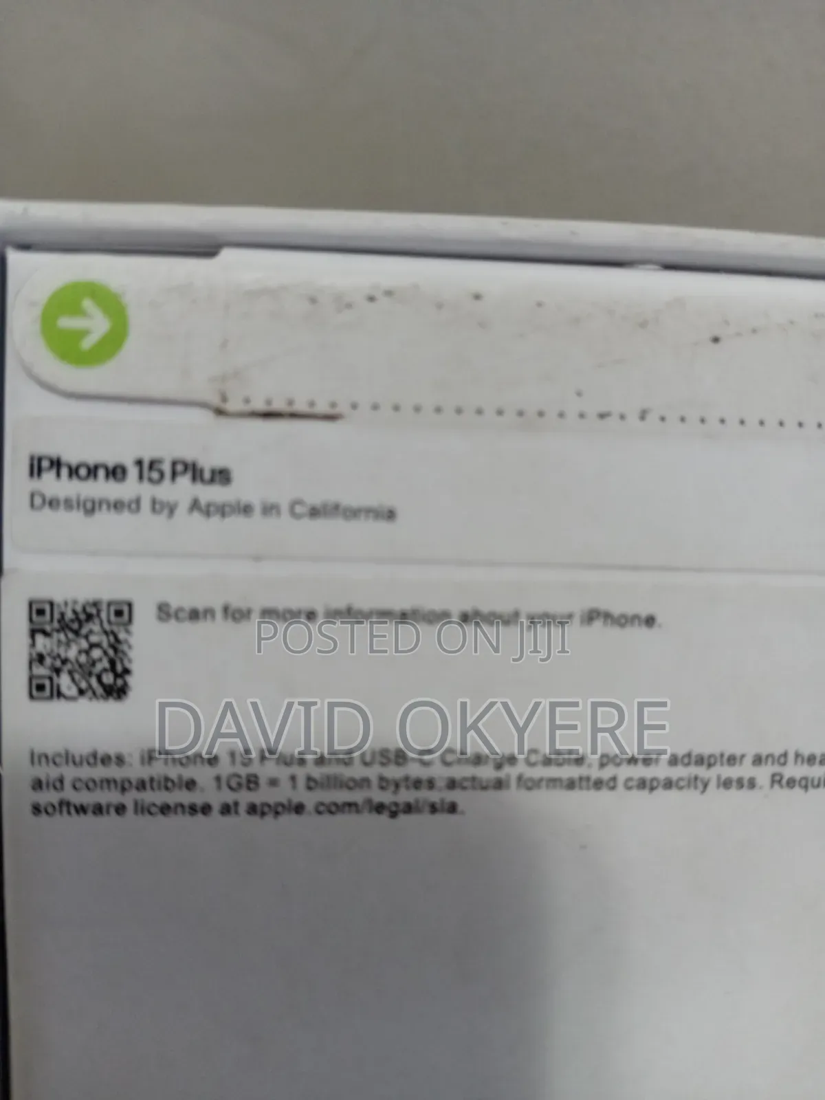 New Apple iPhone 15 Plus 256 GB Blue