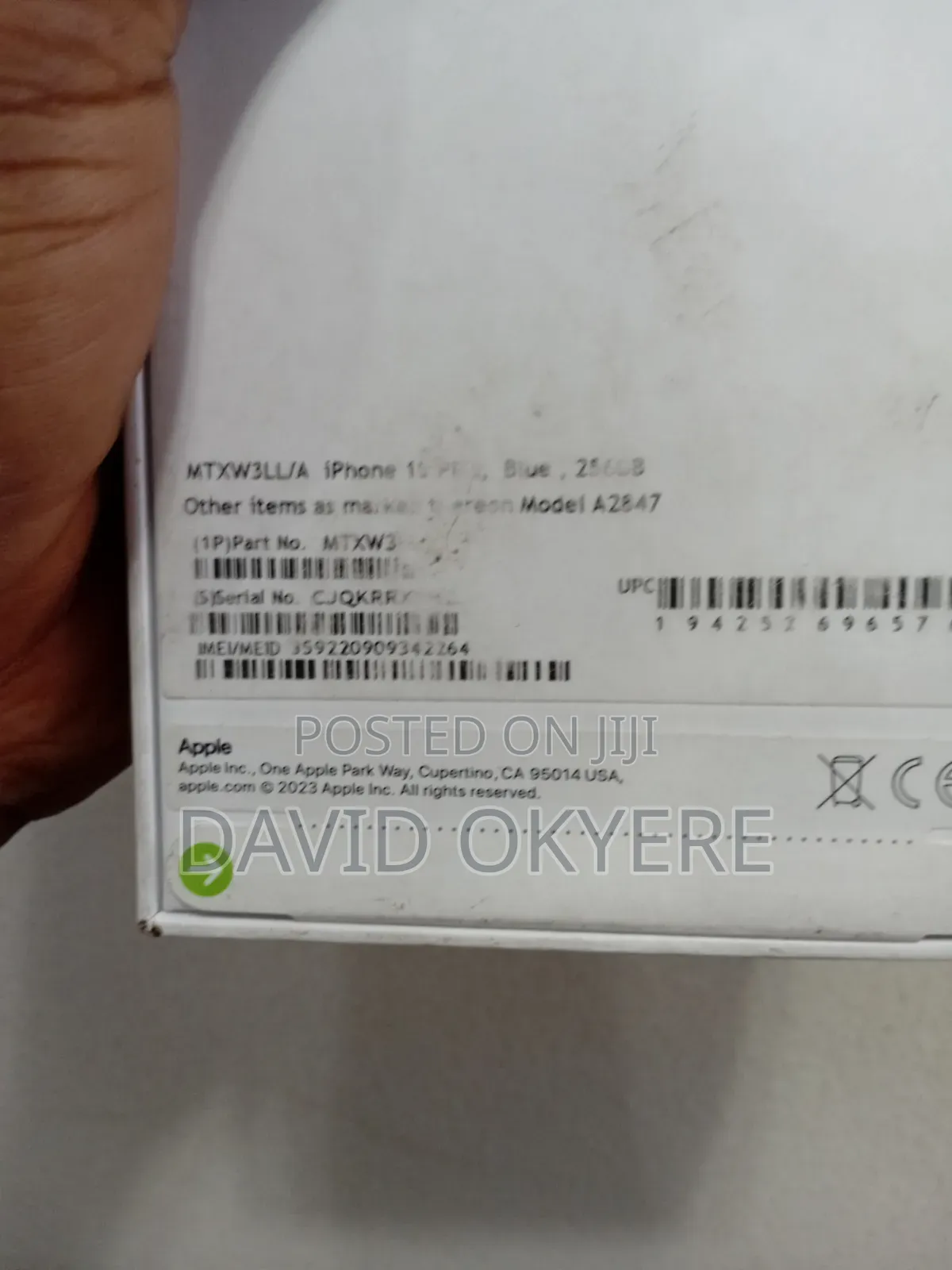 New Apple iPhone 15 Plus 256 GB Blue