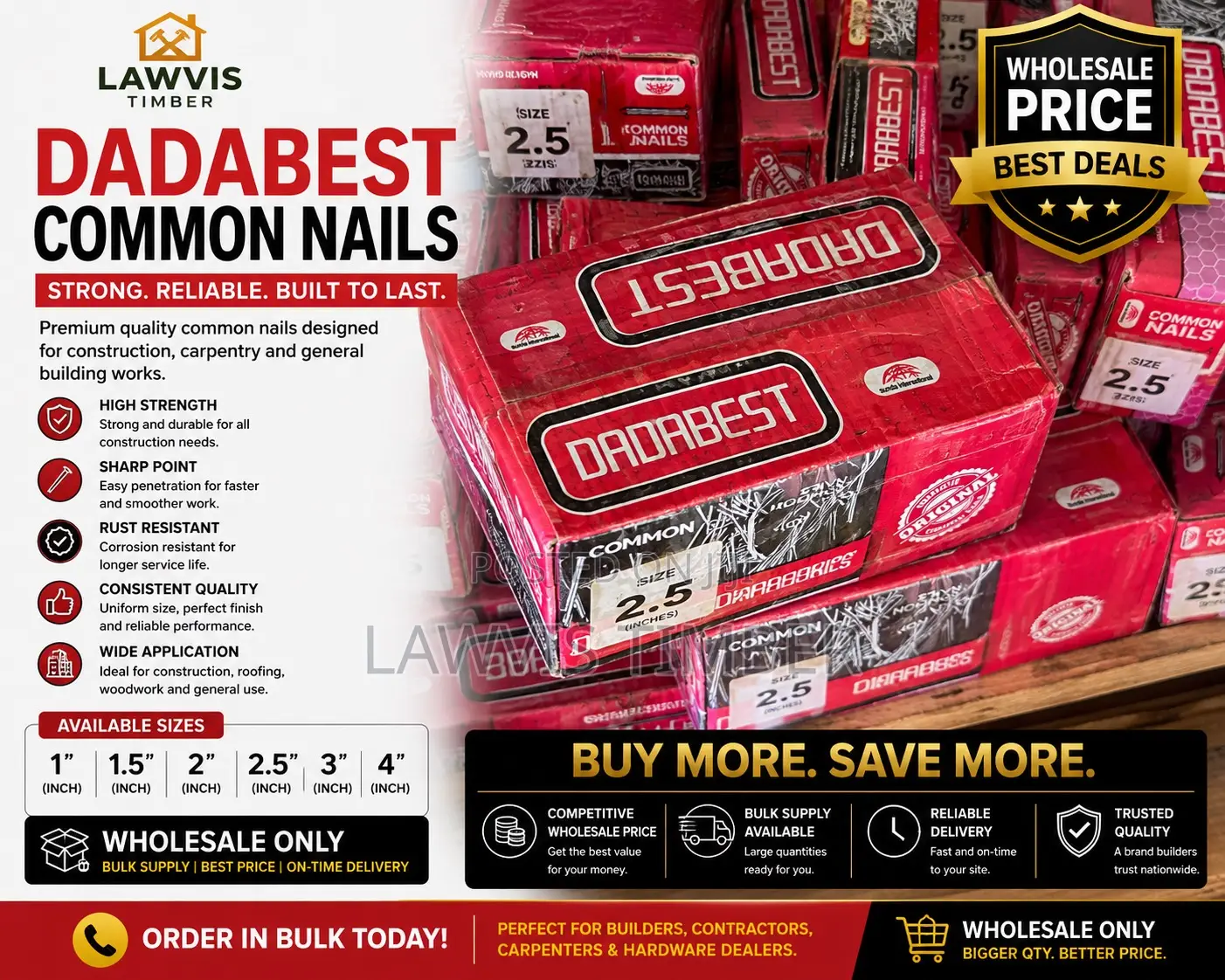 Wholesale Common Nails / Dadabest Common Nail