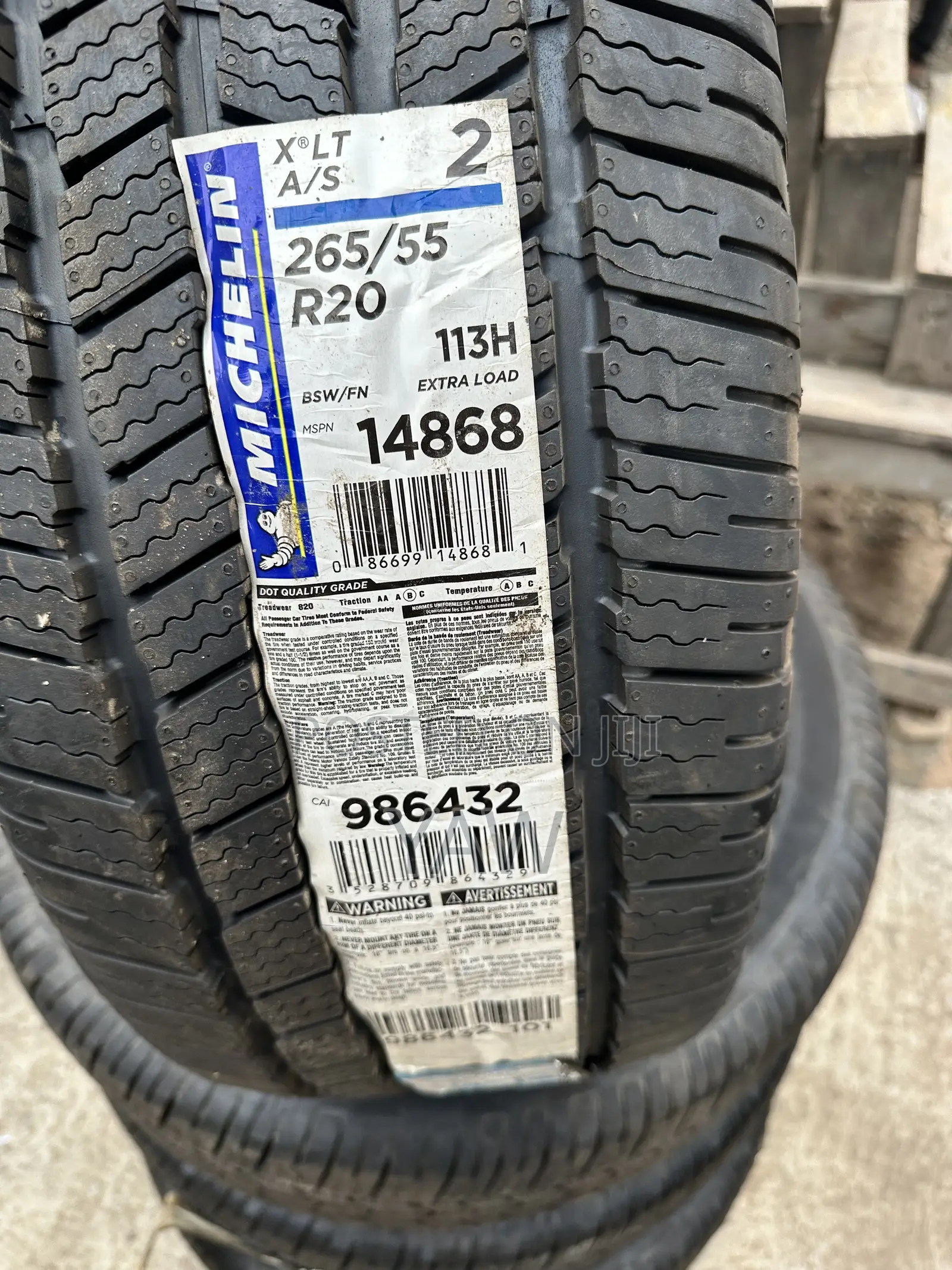 265/55r20 Michelin