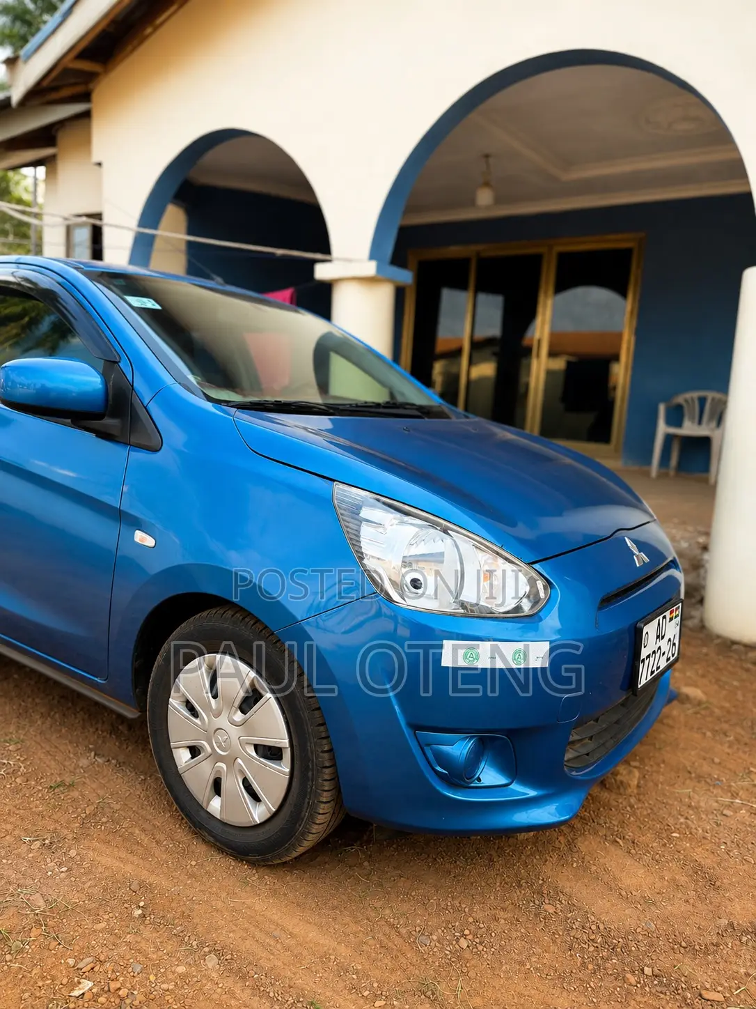 Mitsubishi Mirage 2012 Blue