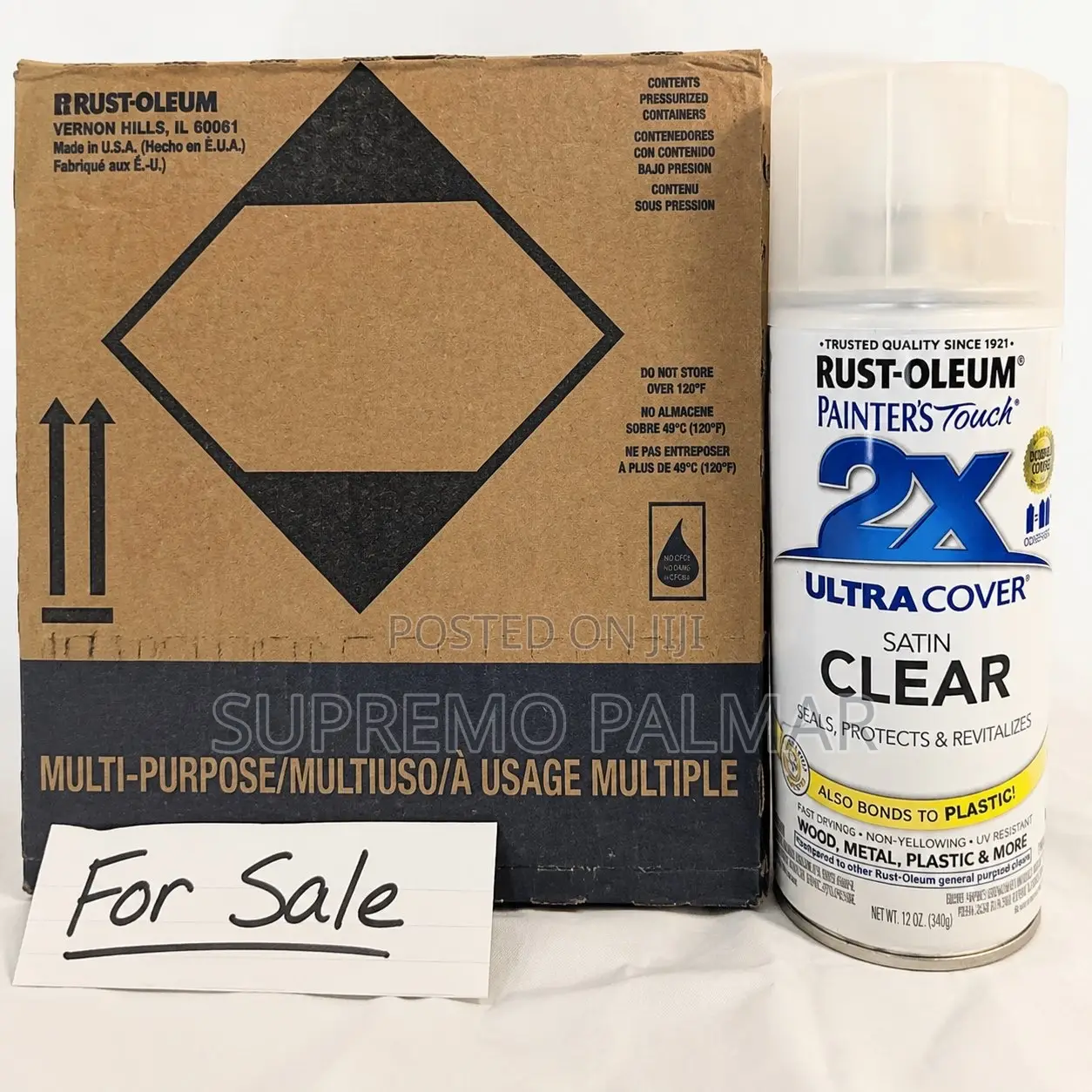 Satin Clear Spray Paint