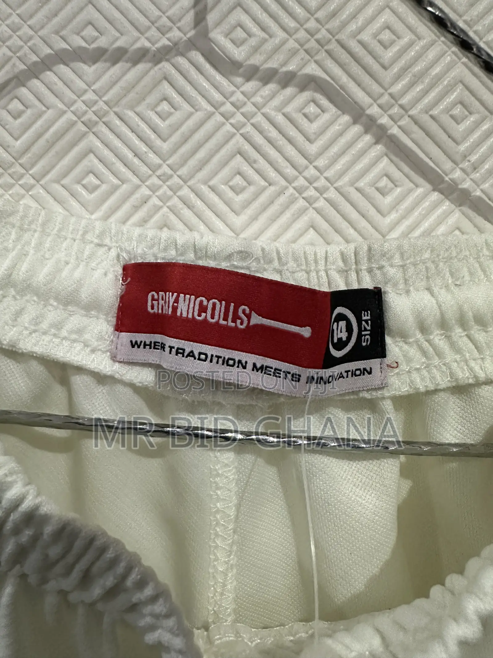 Gray-Nicolls White Cricket Trousers – Size 14, Tags Attached
