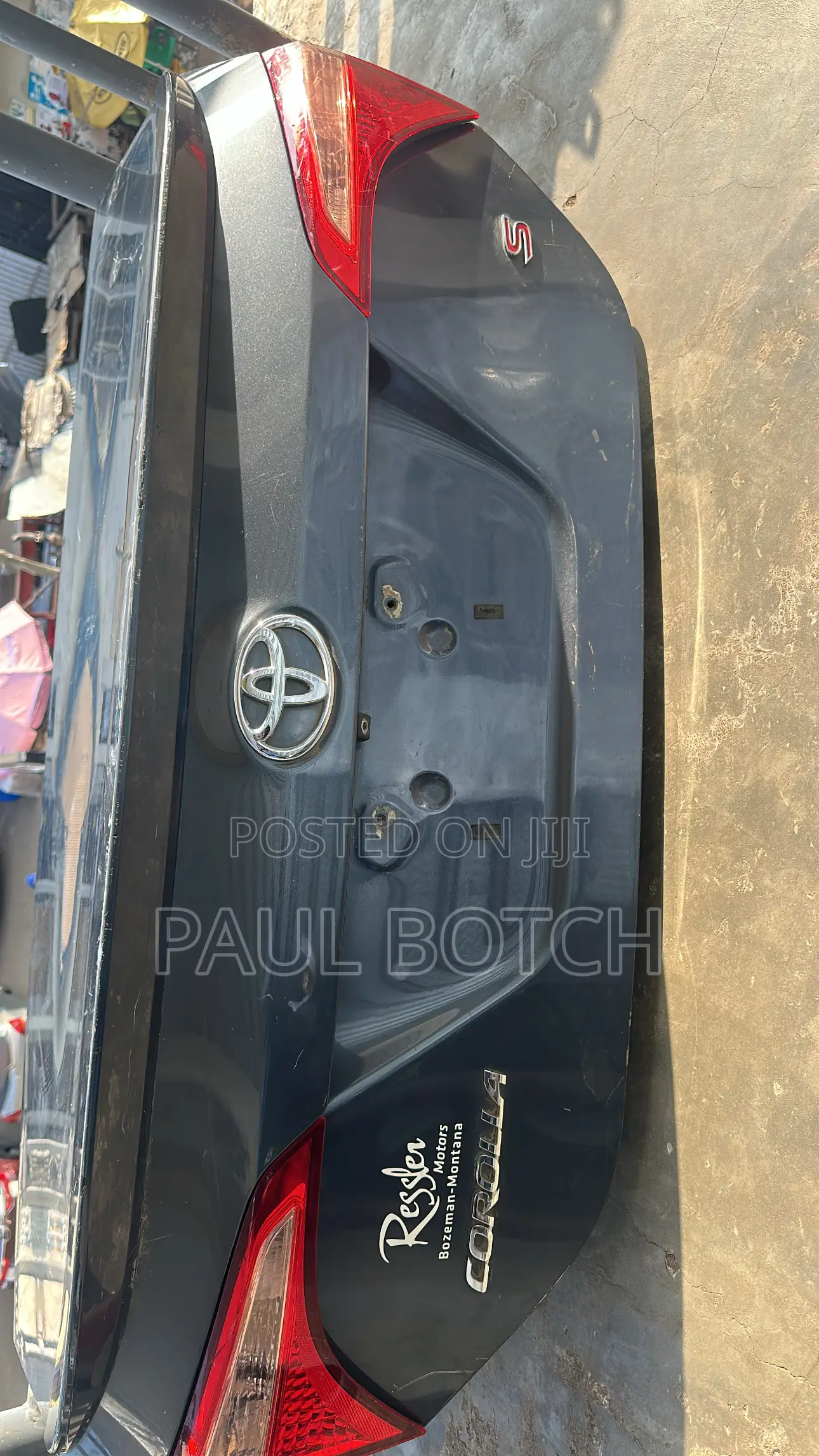 2017 Toyota Corolla Boot/Trunk With Spoiler