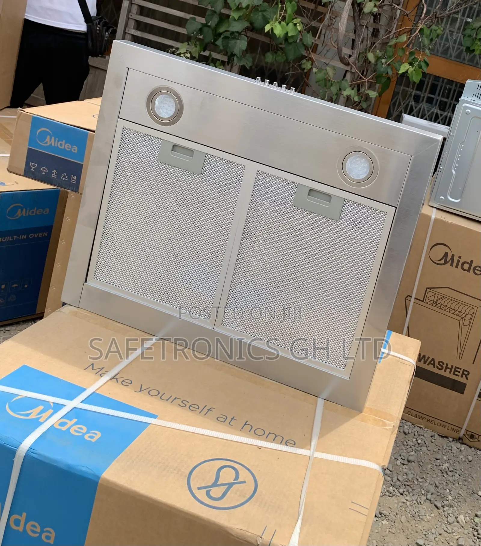 Lastest Sleek Midea 60m21-B 60cm T-Shape Electric Range Hood