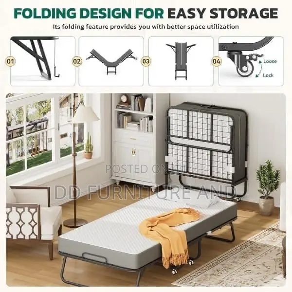 Foldable Bed +Matttress