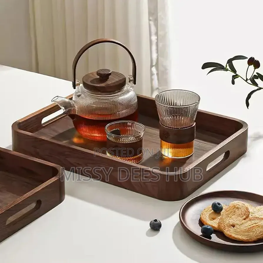 3pcs Wooden Serving Tray
