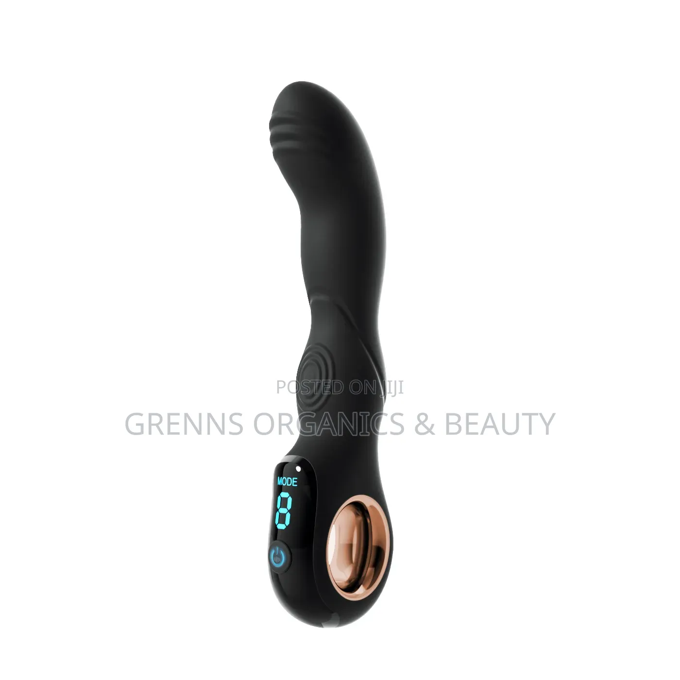 App Control Male Anal Plug Vibrator 8 Modes USB Black White