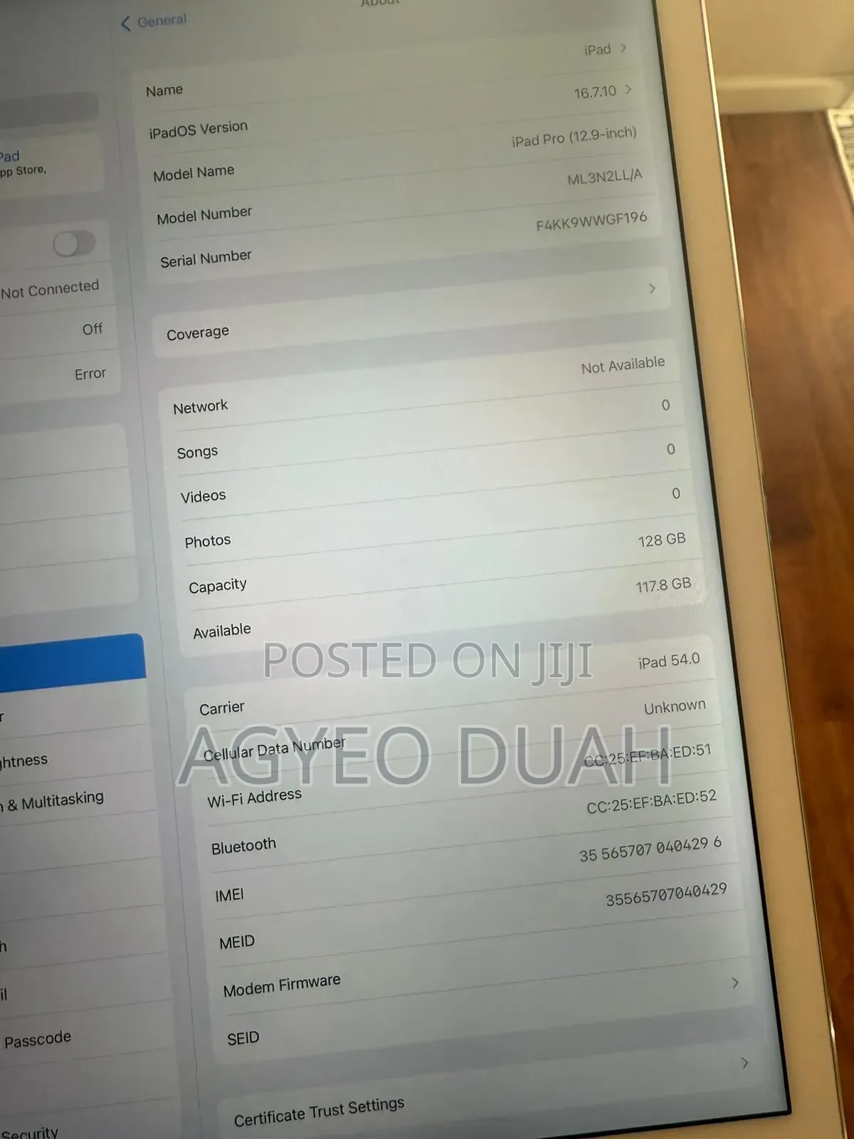 Apple iPad Pro 12.9 (2015) 128 GB Silver