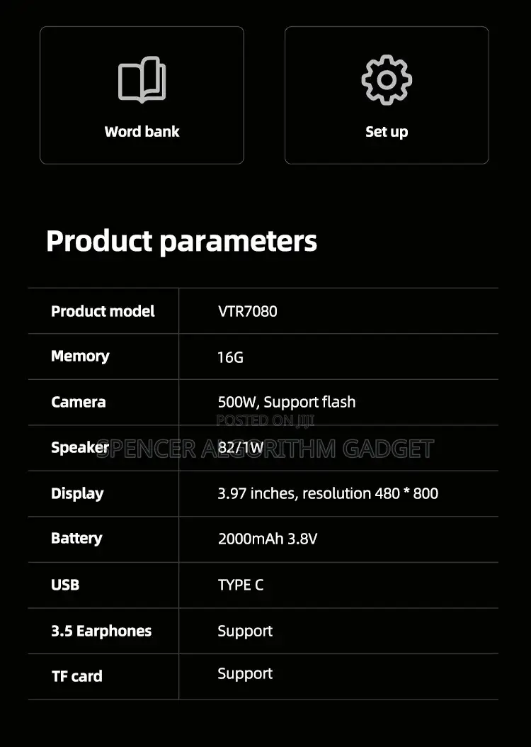 Philips VTR 7080 Voice Translator Transcript Recorder