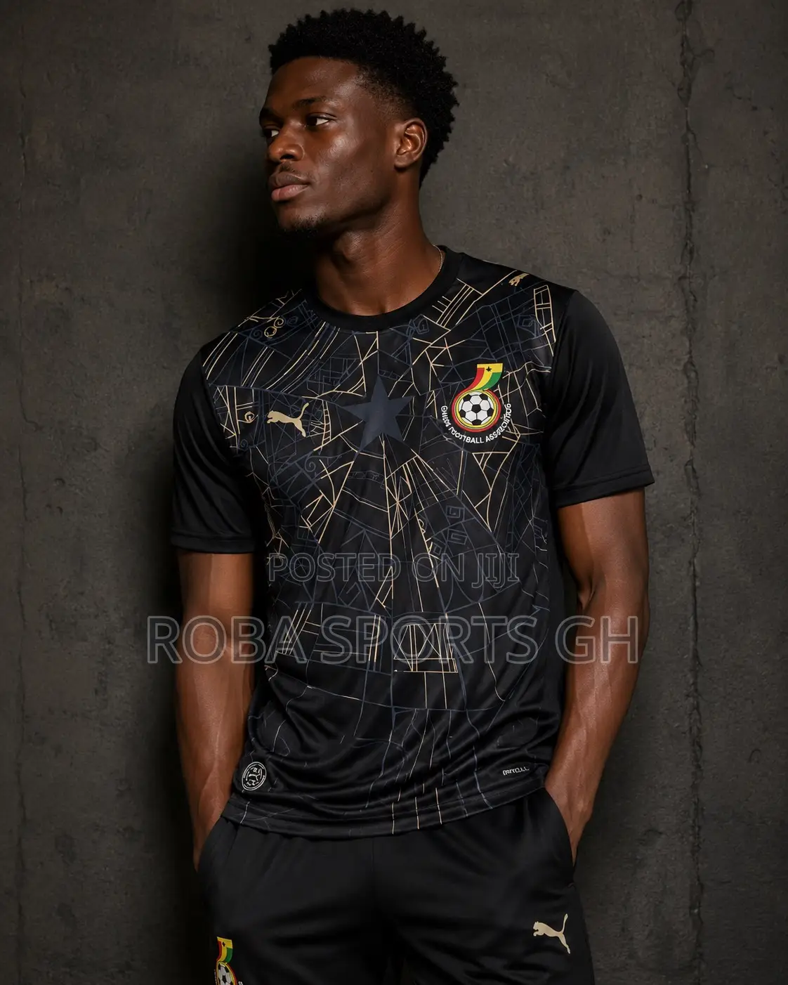 Ghana Spider Web Black Concept Jersey