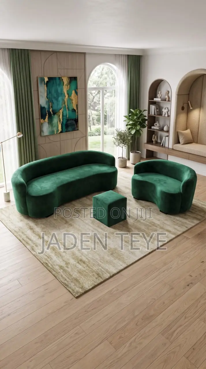 Stylish Green Sofa