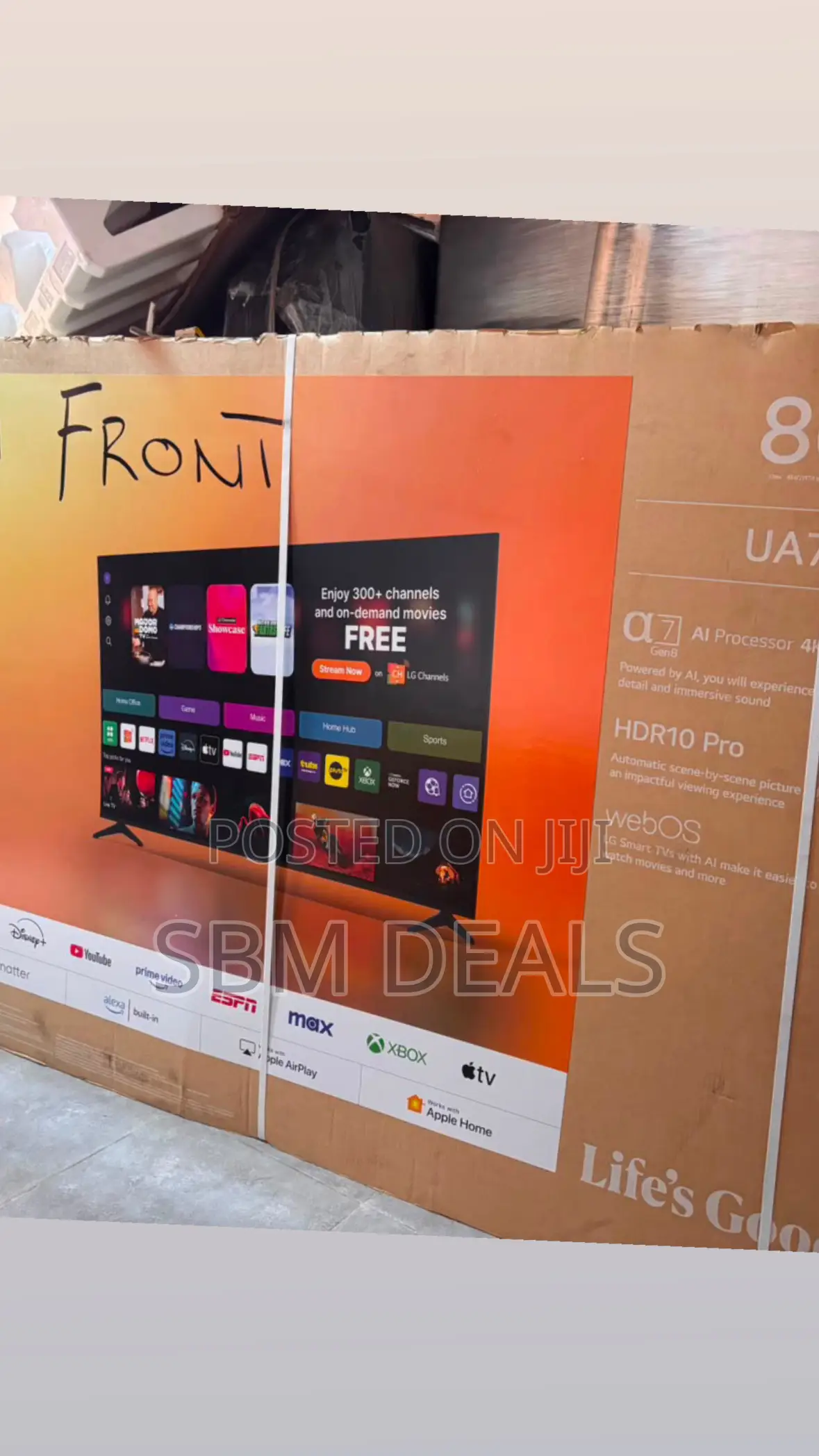 LG UHD AI 86 Inches Available