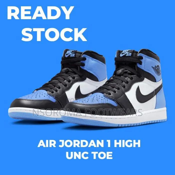 Air Jordan 1 High Sneakers – Sizes 38–45 | GH₵350