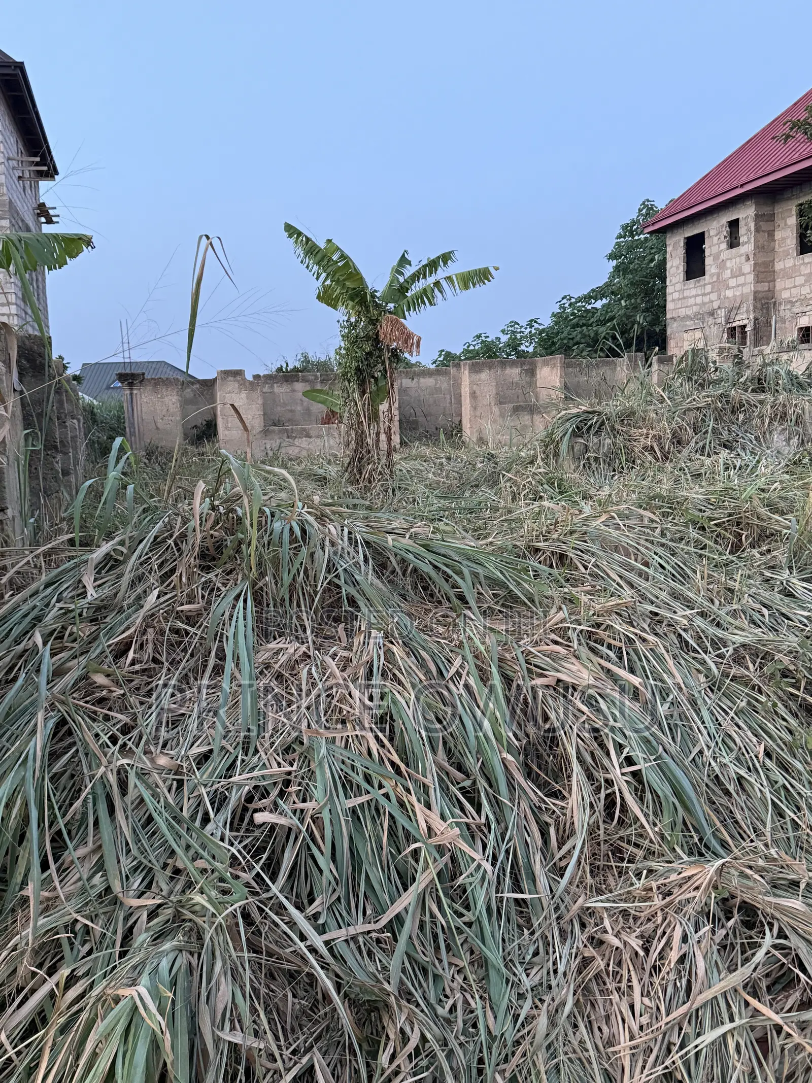 Half Plot With Lintel-Level Building for Sale at Agric Yabi, Kumasi
