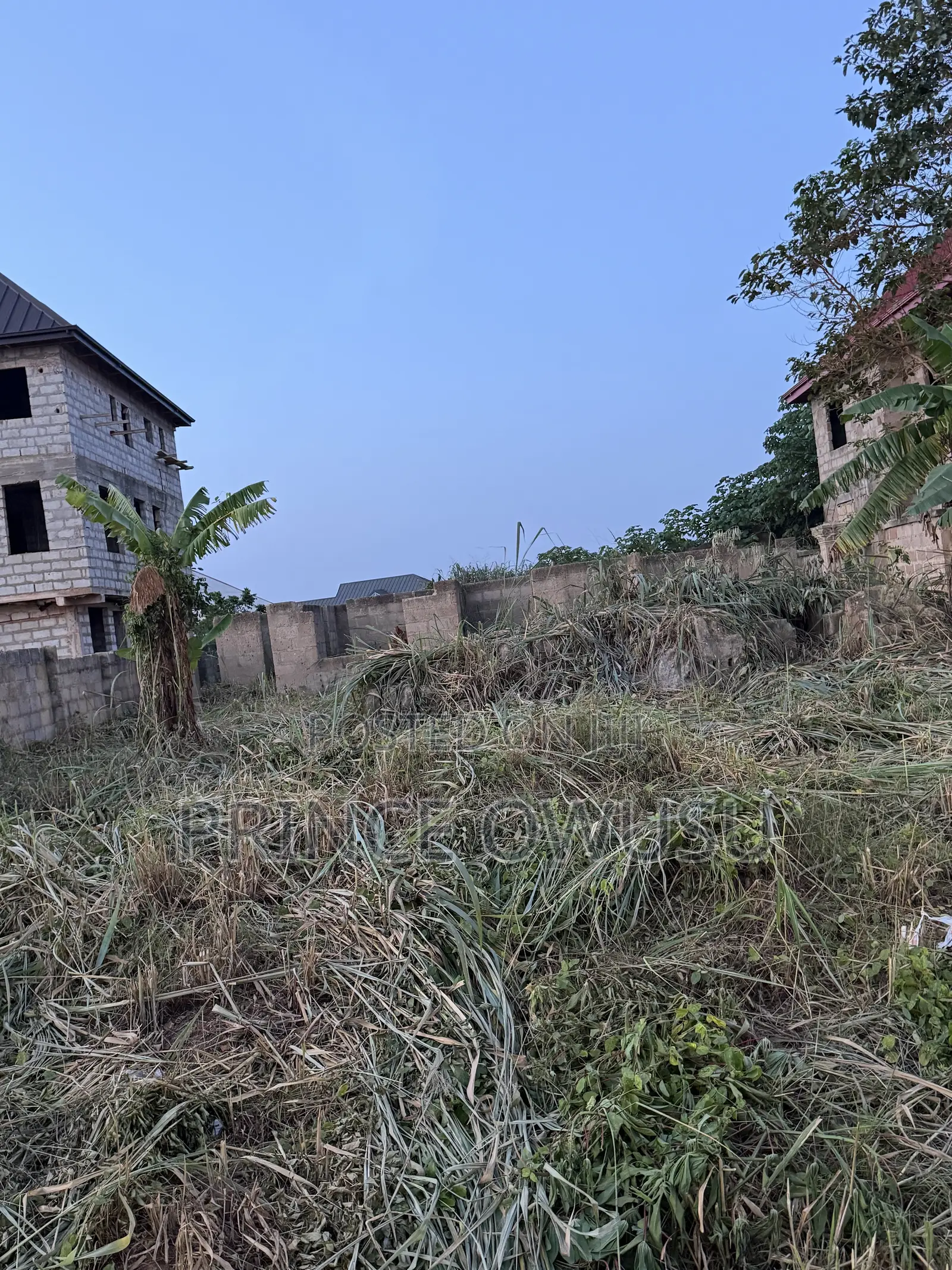 Half Plot With Lintel-Level Building for Sale at Agric Yabi, Kumasi