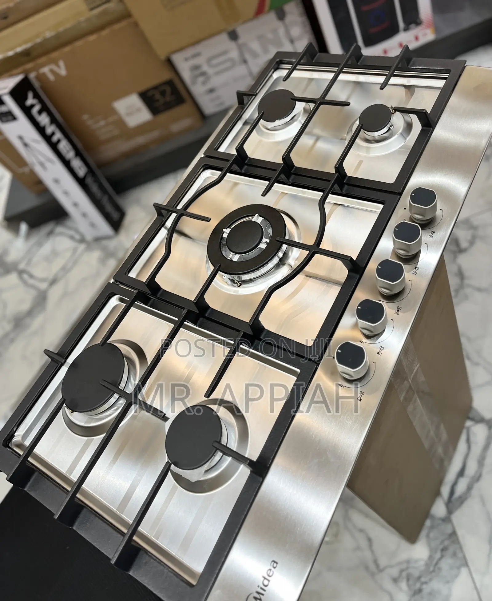 Check Out Midea Built in 5 Gas Hob(90G50ME)90cm 